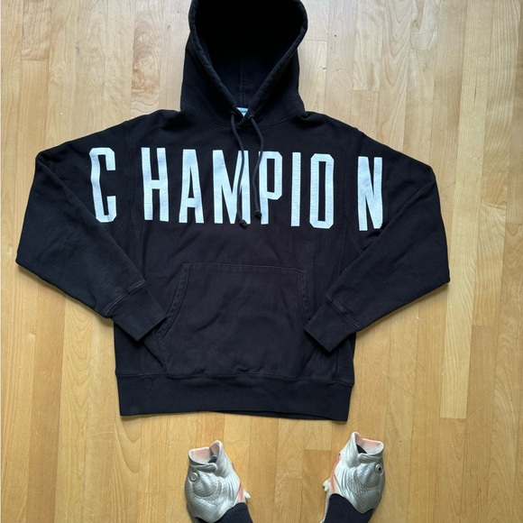 Vintage Champion Reserve Weave Hoodie Big Special Logo 90S - Picture 3 of 7